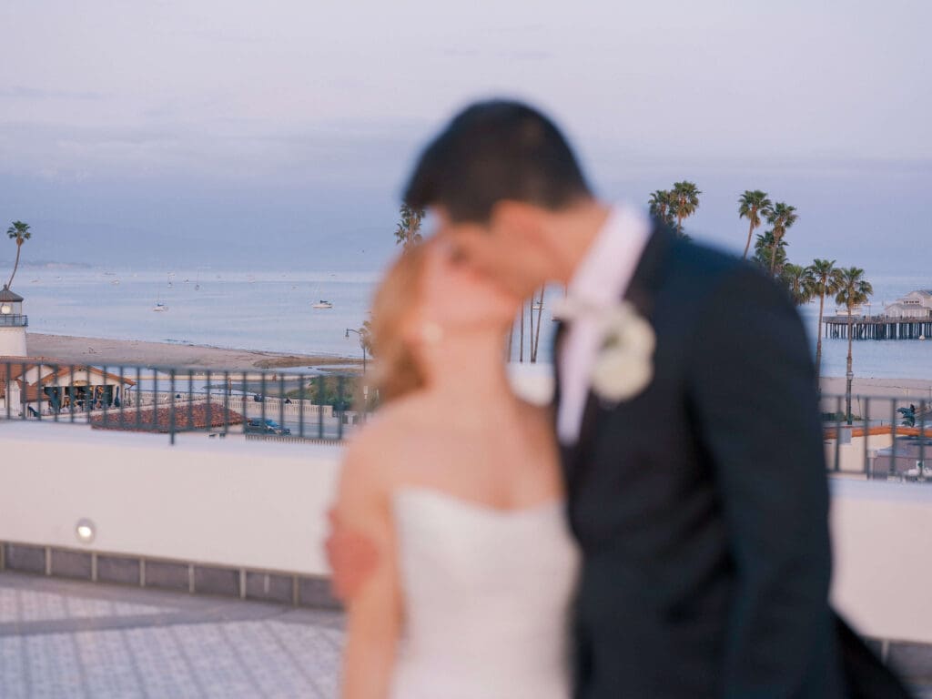 The view from Cameron & Kate's Santa Barbara Wedding.